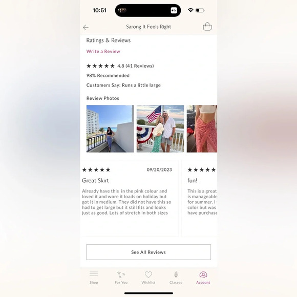 Free People Sarong It Feels Right - Size L - Picture 6 of 9